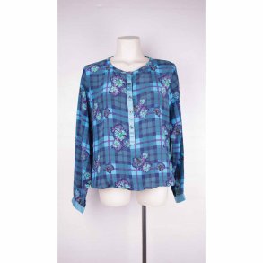 Charlotte Sparre Bluse petrol str XL  (36)