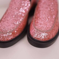 Copenhagen Shoes, som nye, pink glitter, str 39 (36)