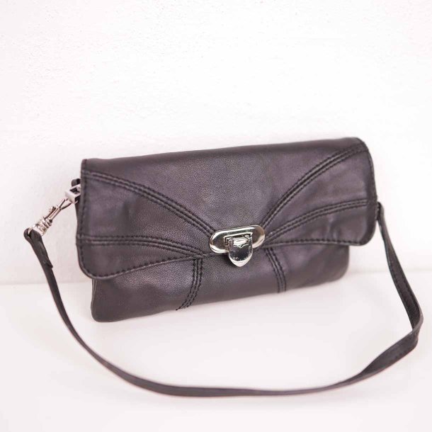 Stylesnob, clutch taske, sort skind (36)