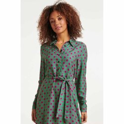 Smashed Lemon midi viscose kjole grn/lilla NY S (41)