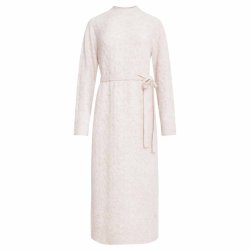 Smashed Lemon strik kjole sand uld/acryl NY! 2XL (41)