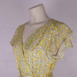 Smashed Lemon midi kjole m flse detalje NY! (41)