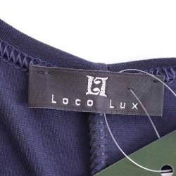 Loco Lux kjole polyester jersey navy NY! (41)