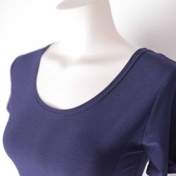 Loco Lux kjole polyester jersey navy NY! (41)