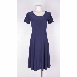 Loco Lux kjole polyester jersey navy NY! (41)