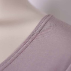 Loco Lux polyster/jersey kjole beige NY! (41)