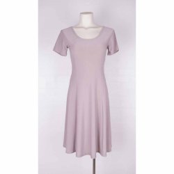 Loco Lux polyster/jersey kjole beige NY! (41)