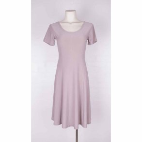 Loco Lux polyster/jersey kjole beige NY! (41)