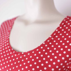 Timi Dress, Red Dots, NY, Viscose/Elastan (41)