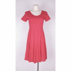 Timi Dress, Red Dots, NY, Viscose/Elastan (41)
