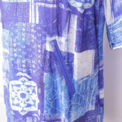 Vegas kjole bl� 80%tencl/20%lin NY! str. S (41)