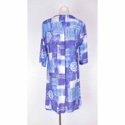 Vegas kjole bl� 80%tencl/20%lin NY! str. S (41)