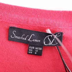 smashed Lemon kort viscose strik cardi. NY! M (41)