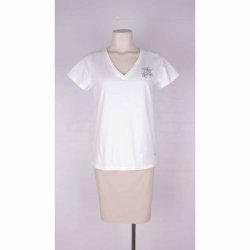 Smashed Lemon T-shirt 100%bomuld bl. NY! S (41)