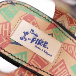 Miss L Fire hje sorte ruskind platau sko NYE 40 (42)