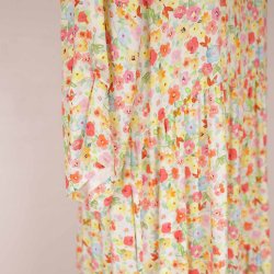 du Milde ETC midi kjole viscose VIOLA som ny M (42)