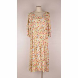 du Milde ETC midi kjole viscose VIOLA som ny M (42)