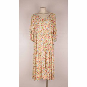 du Milde ETC midi kjole viscose VIOLA som ny M (42)