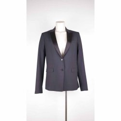 Mads Nrgaard flot smocking blazer sort lille 40 (43)