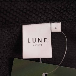 LUNE kort sort jakke cotton mix G 2x 60 cm L (43)