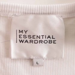 My Essential Wardrobe rib t-shirt cotton str. L (43)