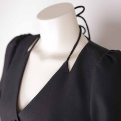 Co`Couture kort jakke sort viscose/poly str. L (43)