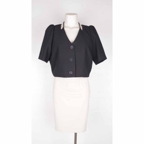 Co`Couture kort jakke sort viscose/poly str. L (43)