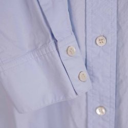 Hartmade baby blue 100% poplin skj G61 cm 40  (43)