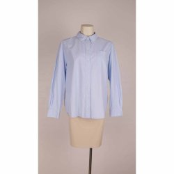 Hartmade baby blue 100% poplin skj G61 cm 40  (43)