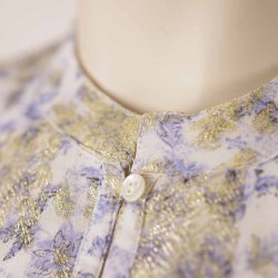 Sofie Schnoor, som ny, str 38, g 59, bl med guld (36)