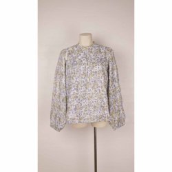 Sofie Schnoor, som ny, str 38, g 59, bl med guld (36)