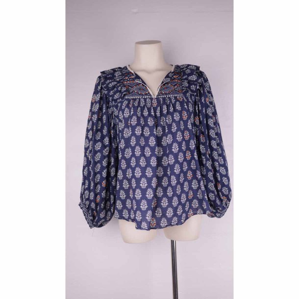 FINE copenhagen bl bluse bomuld store rmer XL (46)