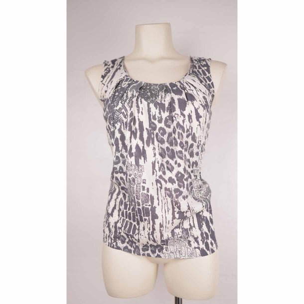 Dranella top animal print str. 38 (48)