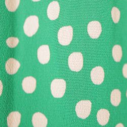 Dumilde Etc nederdel XXL grn m prikker, som ny  (5)