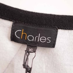 Charles kjole XL gr/gul NY m tag (5)