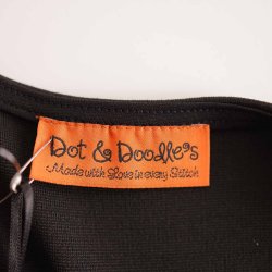 Dot &amp; Doodles kjole XXL, sort m hvid, NY m tag (5)