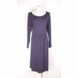 Mademoiselle YeYe kjole XXL navy/print, NY m tag (5)