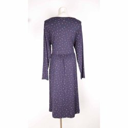 Mademoiselle YeYe kjole XXL navy/print, NY m tag (5)