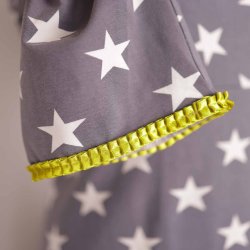 Mania Cph kjole XL, grbl m stjerner, fin stand (5)