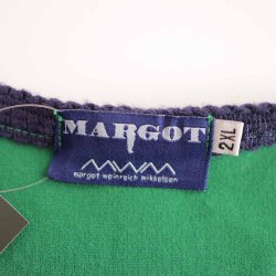 Margot kjole 2XL, grn m kirsebr, SOM NY (5)