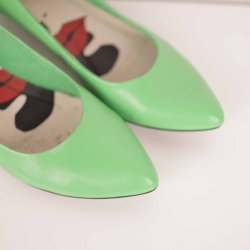Vagabond pumps 37, grn, lille hl, god stand (5)