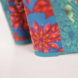 Desigual pumps 38 (lille), blomstr. kilehl, NYE (5)