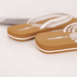 O'Neill klipklapper str 37. Skind hvid/slv. NY (5)