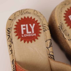 Fly London sandal 37, rdt skind, kun brugt 30 min (5)