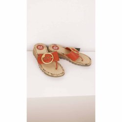 Fly London sandal 37, rdt skind, kun brugt 30 min (5)