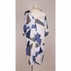 Carmakoma kjole S=44-46. Udskr. m strop i ryg, NY (5)