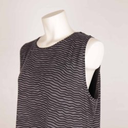 Gudrun Sjden lang kjole XXL sort/gr u/rme NY (5)