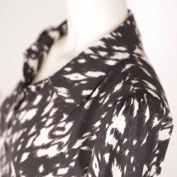 Co'Couture skjortekjole XL sort/hvid Ny (5)