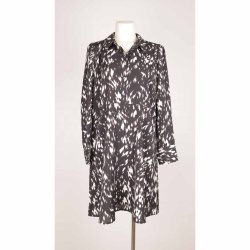 Co'Couture skjortekjole XL sort/hvid Ny (5)