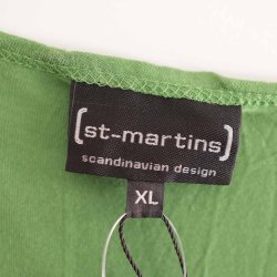 St. Martins kjole XL grn m hjerter NY (5)